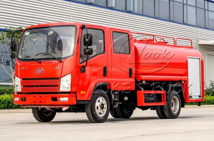 FAW Double Cab Water Tank Fire Truck