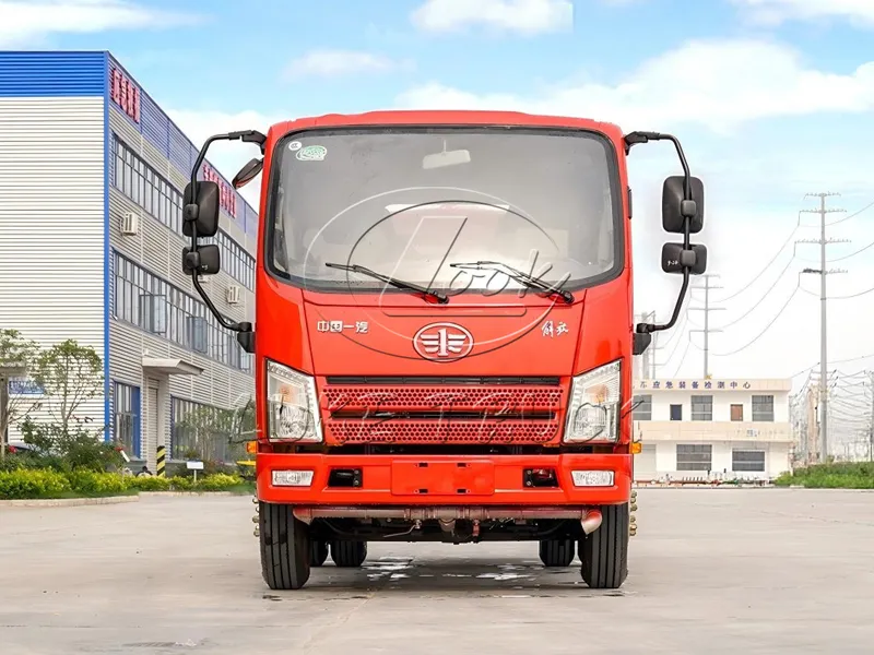 faw double cab water tank fire truck 2