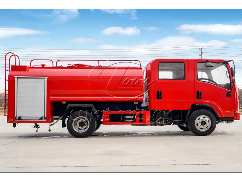faw double cab water tank fire truck 3