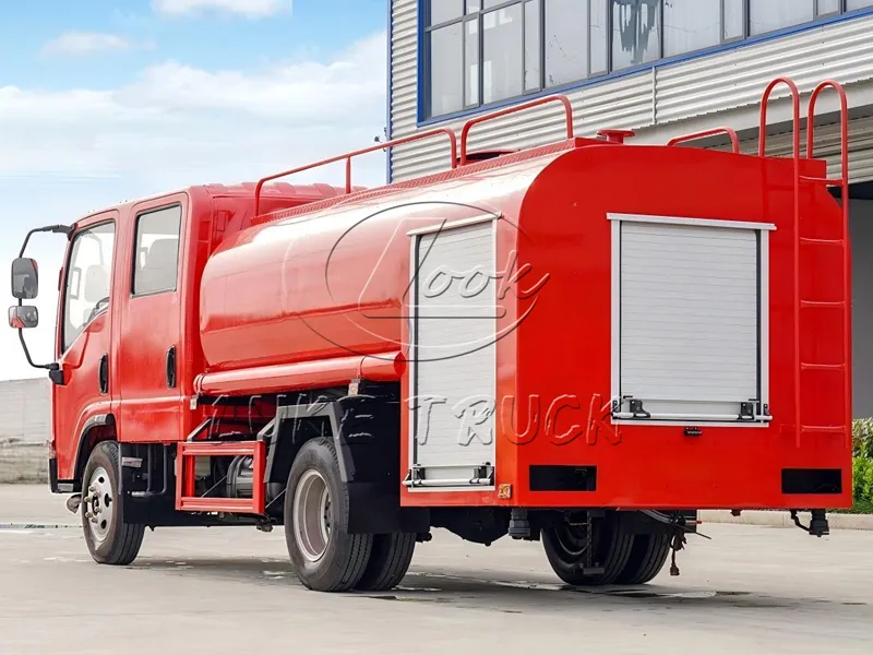 faw double cab water tank fire truck 5