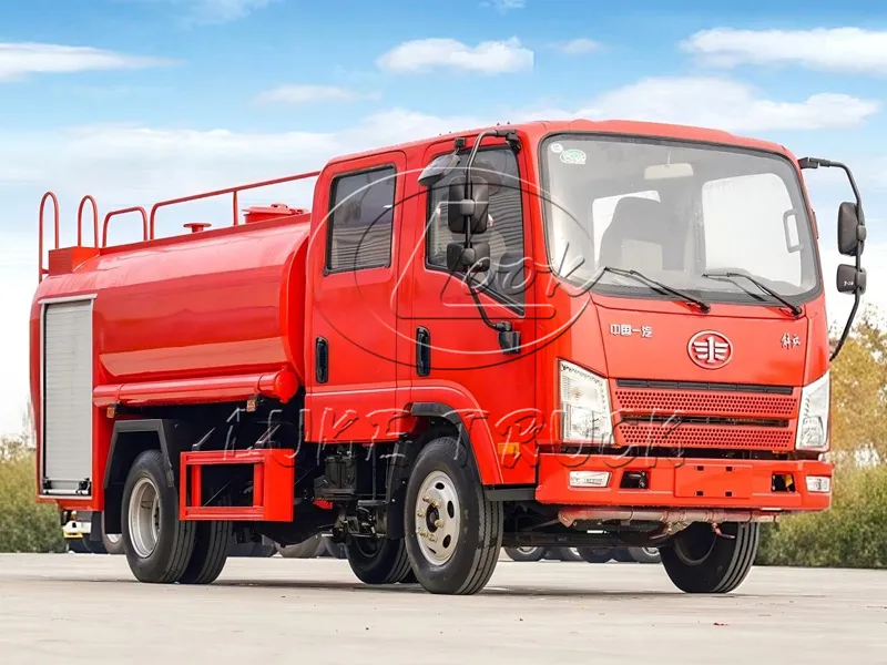 faw double cab water tank fire truck 6