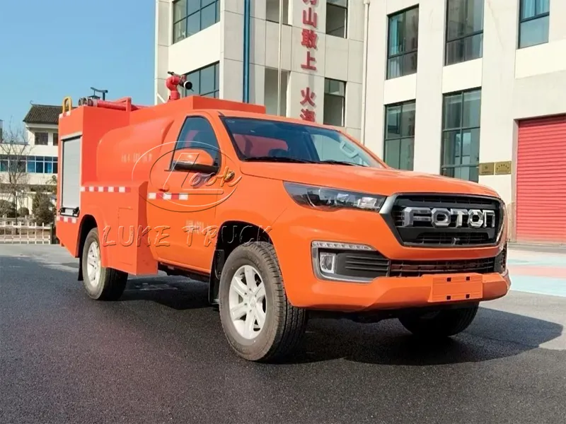 foton pickup water mist fire truck 1
