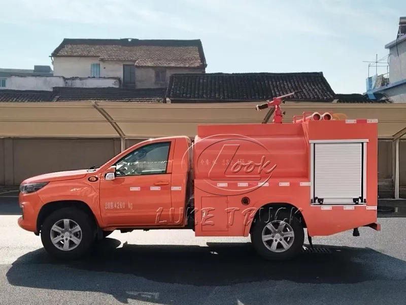 foton pickup water mist fire truck 3