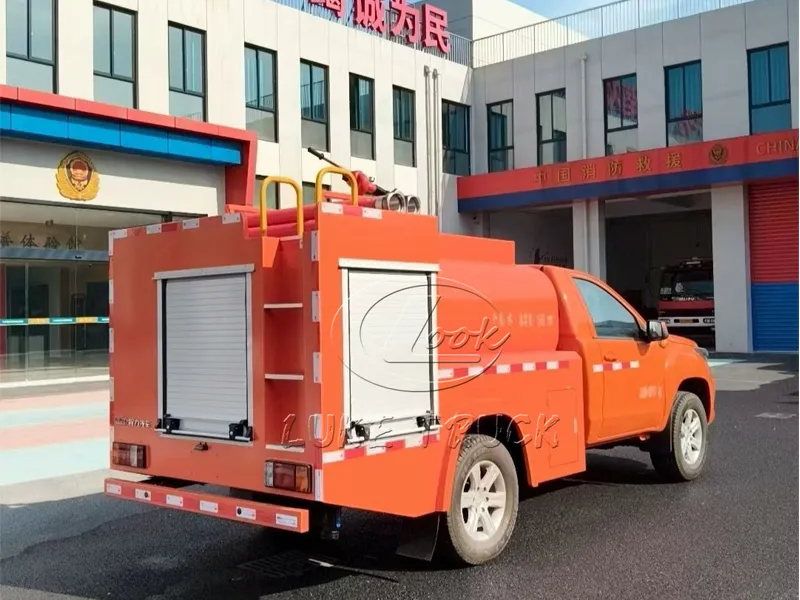 foton pickup water mist fire truck 4