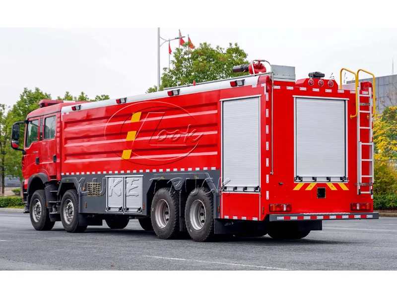 sinotruk 25 ton 8x4 water tank fire truck 4