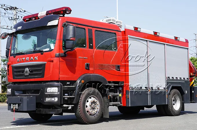 SINOTRUK HOWO Emergency Rescue and Firefighting Vehicle