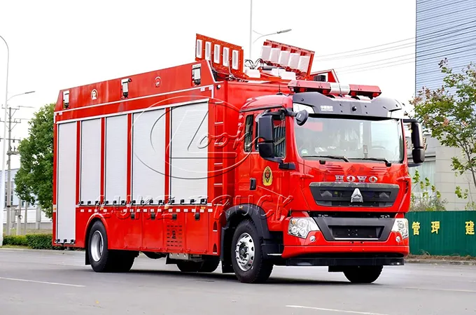 Sinotruk HOWO Lighting and Firefighting Vehicle