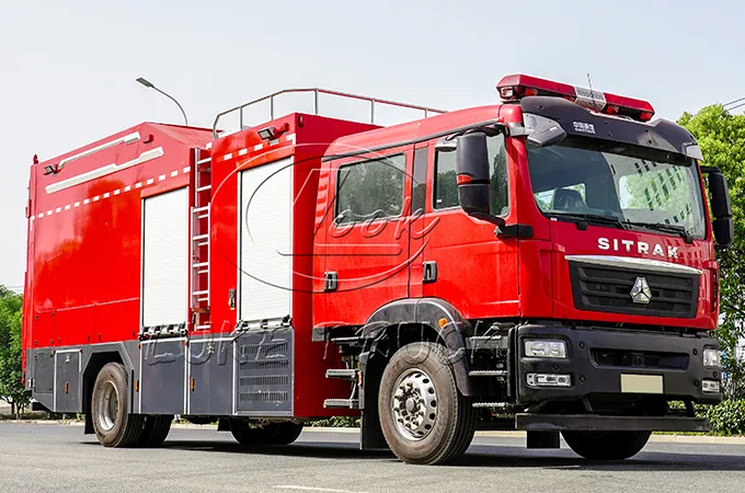 Sinotruk SITRAK Compressed Air Fire Truck