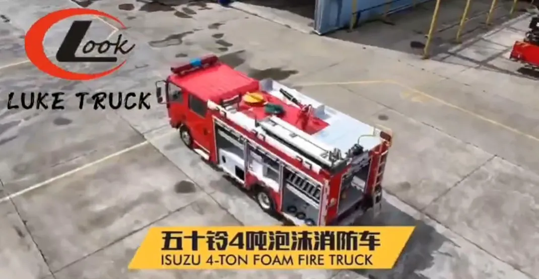Isuzu Foam Fire Truck Promotional Video