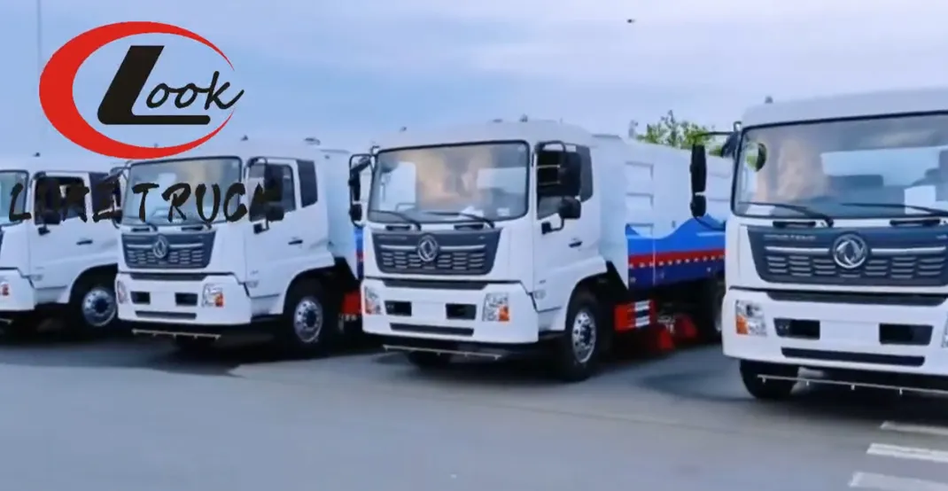 Dongfeng Tianjin Road Sweeper — Dispatch Video