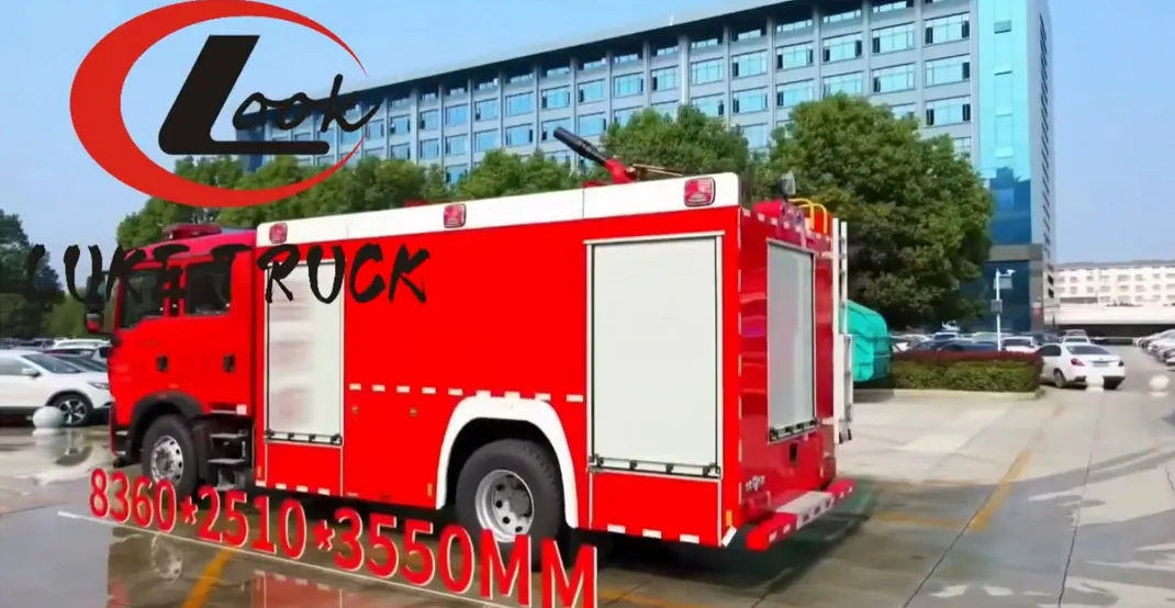Sinotruk HOWO Single Axle Fire Truck Promotional Video