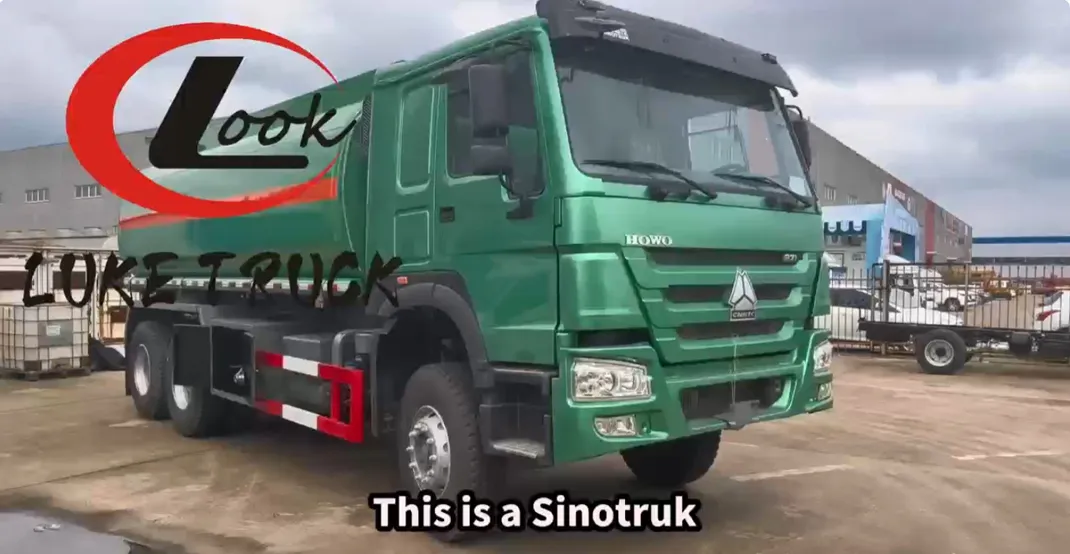 Sinotruk Rear Dual Axle Tank Truck Promotional Video