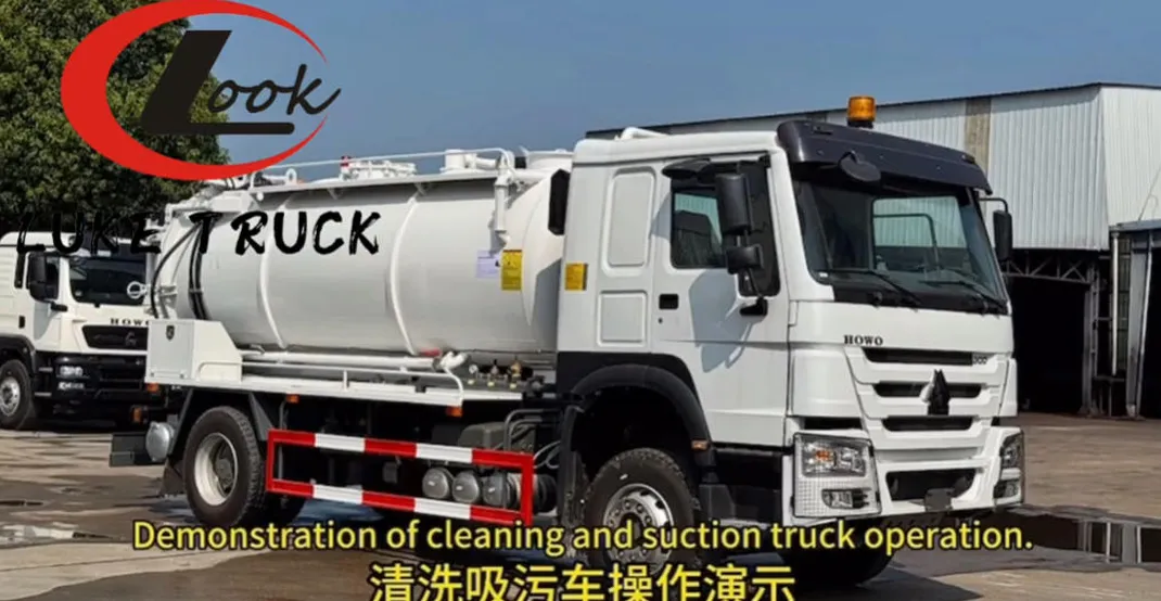 HOWO 4×2 Sewer Cleaning and Vacuum Truck Operation Guide Luke Truck