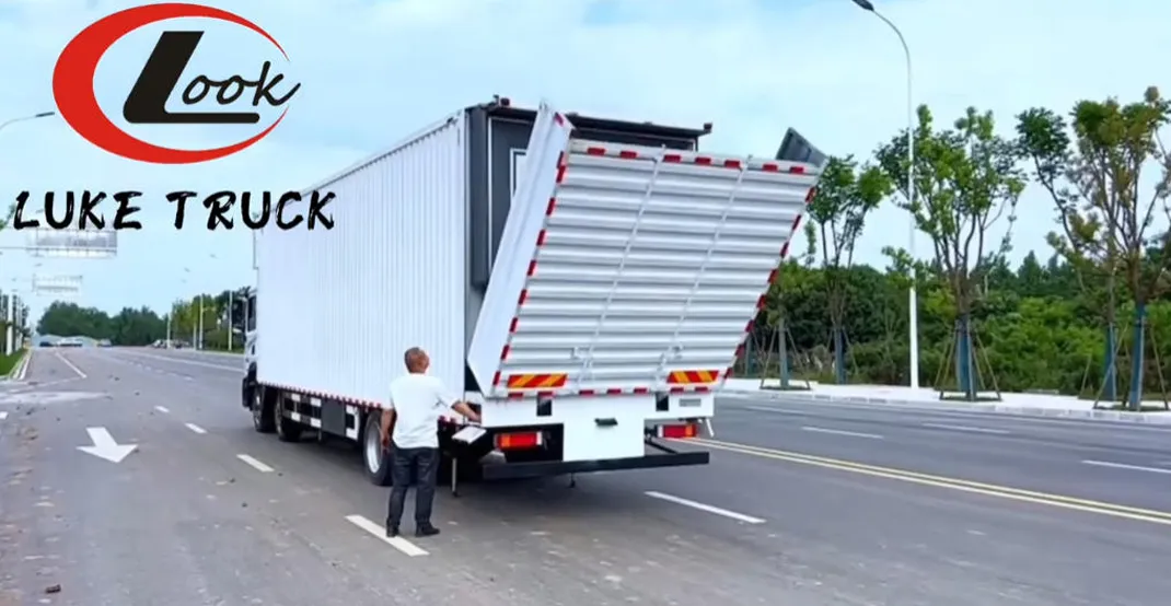 Mobile Catering Truck Expansion and Setup Demonstration Luke Truck