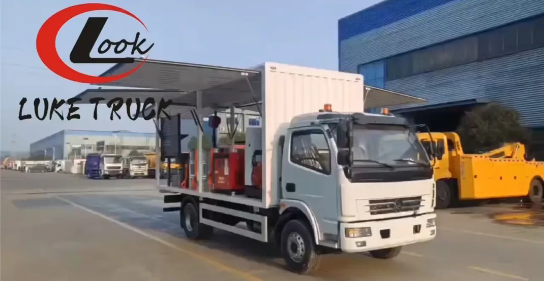 Dongfeng utility vehicle promotional video Hubei Luke Truck