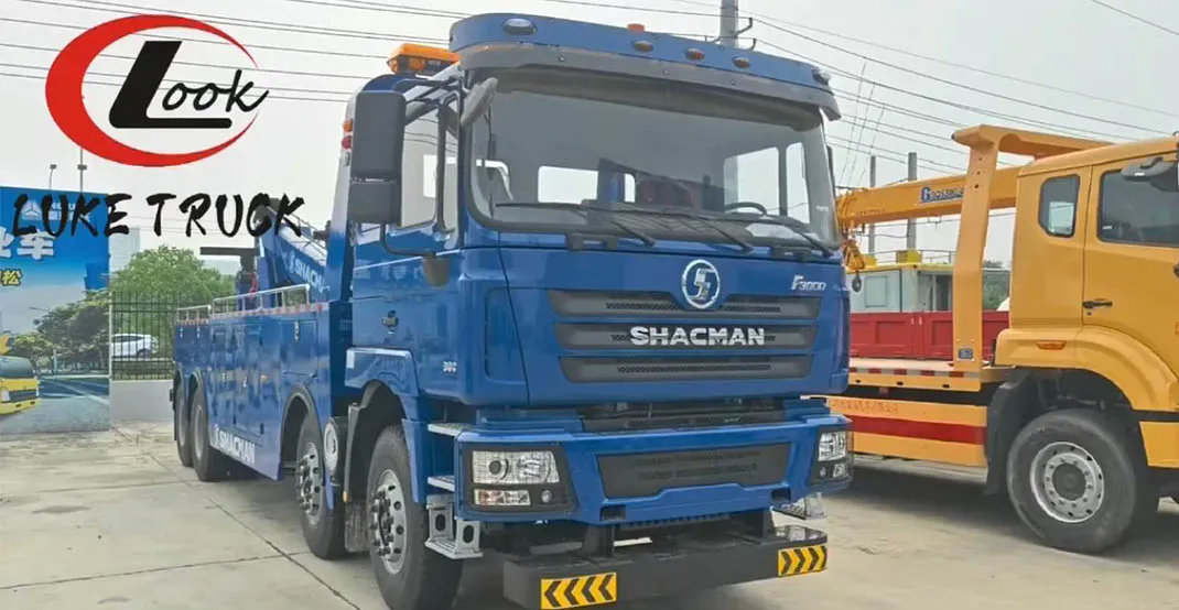 Shaanxi Delong 8x4 Wrecker Truck Hubei Luke Truck